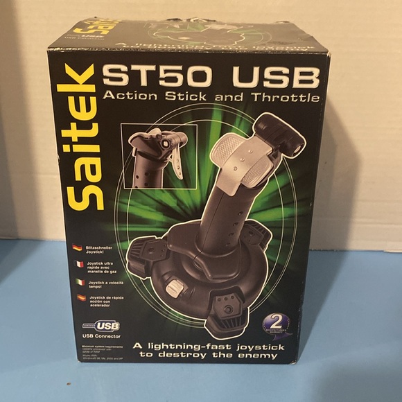 SAITEK ST50 USB Action Stick and Throttle - Picture 5 of 8